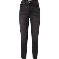Topshop Original Tvättade Mom Jeans - Svart