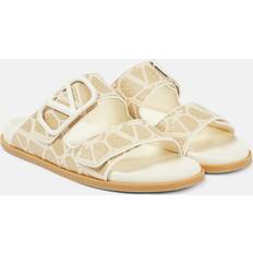 Valentino Garavani Slippers & Sandals Valentino Garavani VLogo Signature Iconographe Sandals - Beige