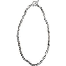 Maple Chain Link Necklace 7mm Silver 925 Hopea (ONESIZE)