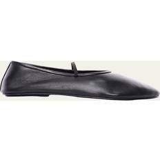 The Row Leather ballet flats