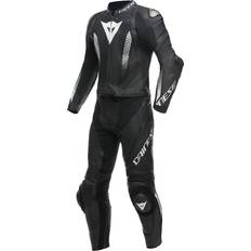 Dainese Motorcykelställ Dainese Laguna Seca 5, Lederkombi 2tlg. Schwarz/Schwarz/Weiß