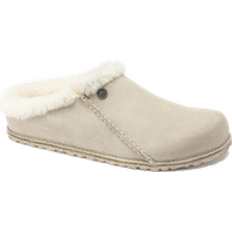 Birkenstock Zermatt Slippers Birkenstock Zermatt Premium Suede Leather Slipper in Antique White (EU 41)