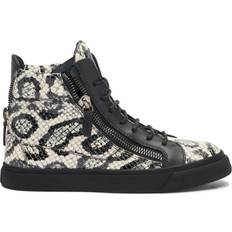 Giuseppe Zanotti Women Trainers Giuseppe Zanotti Nicki leather sneakers women Leather/Rubber/Leather Black