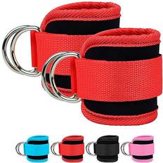 Cable Ankle Straps For Cable Machines Leg Exercises Double D-ring Ankle Cuffs For Gym Workouts Glutes Legs Strength