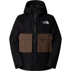 Black - Snowboard Clothing The North Face Men's Dragline Jacket - TNF Black/Smokey Brown