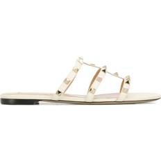Valentino Garavani Dame Sandaler Valentino Garavani Læder Rockstud Sandaler - Hvid