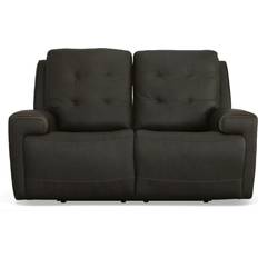 Sofas Flexsteel Iris Zero Gravity Charcoal Power Reclining Loveseat 66" x 41" x 41" Sofa 2 Seater