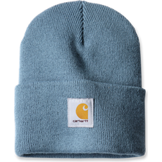 Blue Accessories Carhartt Men's Knit Cuffed A18 Beanie Thundercloud