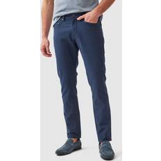 Fabric - Men Jeans RODD & GUNN Men's Motion Straight Fit Stretch Jean Indigo blue (38x30)