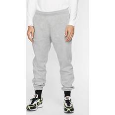 Clothing Nike Men's Club Open-Hemmed Pants Gray Gray White