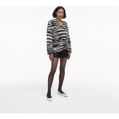 Zebra Sweatere Marc Jacobs The Brushed Zebra Sweater in Black/White