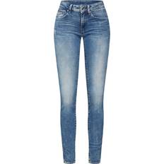 G-Star Midge Zip Skinny Jeans - Light Blue