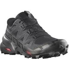 Salomon speedcross 6 gtx men Salomon Men's Speedcross 6 GTX Trail Running Shoes - Black/Black/Phantom