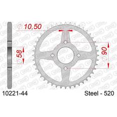 Coche Transmisiones 10221-44 Rueda Dentada Para Cadena 44