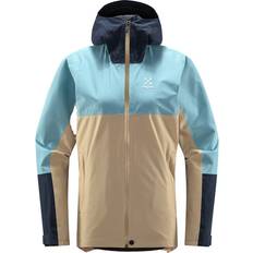 Haglöfs Finch Proof Jacket Women Sand/Frost blue