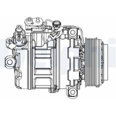 Delphi Air Conditioning CS20547 Compressor