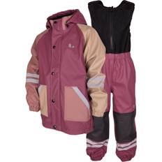 Lindberg Fagerhult Fleece Rain Set - Pink/Rose