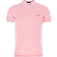 Rosa Polos Polo Slim Fit En Coton Basic Mesh - Rose