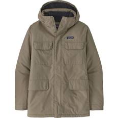 Marrone - Uomo Cappotti Patagonia Isthmus Parka - Grigio Uomo