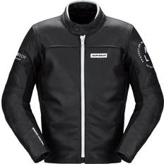 Spidi Genesis Lederjacke schwarz/weiß Herren