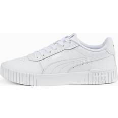Puma Women's Carina 2.0 Sneakers, White, 35.5, Shoes Silver 35.5