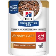 Hill's Prescription Diet c/d Multicare Stress Feline Chicken, Vegetables & Rice Stew Wet Cat Food, 2.8 oz