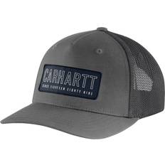 Carhartt Accessories Carhartt Men's Rugged Flex Canvas Mesh-Back 1889 Patch Cap Gray (OS)