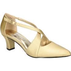 Women - Yellow Heels & Pumps Easy Street Elegance Women's Gold Pump