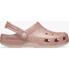 Mujer - Rosa Zuecos Crocs Classic Glitter Clog - Argenté - Women's