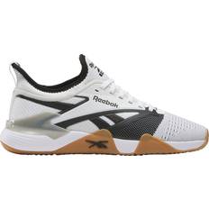 Laced - Unisex Racket Sport Shoes Reebok Nano Court Athletic Shoes White/Black/Grey Men's Women's