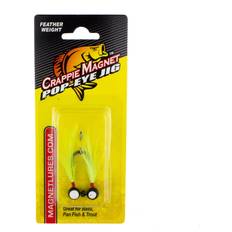 Fishing Gear Leland's Lures Crappie Magnet Pop-Eye Jigs, Green