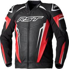 Red Motorcycle Jackets Rst Tractech Evo V Ce Leather Jacket