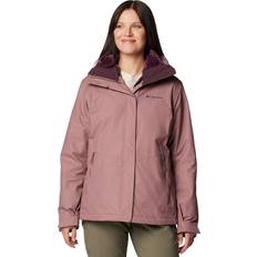 Skiing - Women Jackets Columbia Women's Bugaboo Interchange 3-in-1 Jacket, Large, Pink