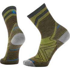 Underwear Smartwool Run Zero Cushion Mid Crew Pattern Sock Military Olive