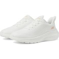 Woman Walking Shoes Skechers Bobs Squad Waves Still Wading Trainers - Off White