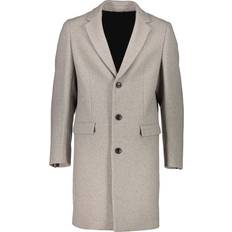 Herr - Vita Kappor & Rockar Lindbergh Recycled Wool Coat Herr Kappor Från Magasin Grå
