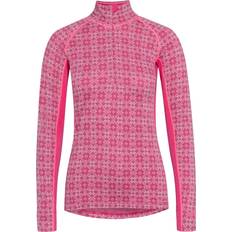 L Aluskerrokset Kari Traa Rose Light Half Zip - Bright Pink