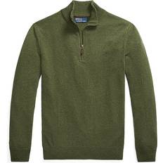 Polo Ralph Lauren Merino Half-Zip Sweater Classic Olive Heather