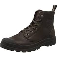 Unisexe Bottines en Dentelle Palladium Mid Boots PAMPA ZIP LTH ESS Brown