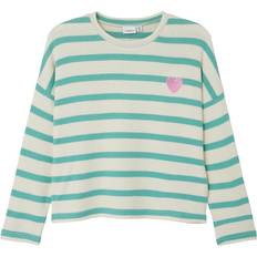 158/164 Pulls en Tricot Name It Pull-over Lollina - écru/jade