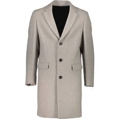 Herre - Hvite Kåper & Frakker Lindbergh Recycled Wool Coat Frakker Polyester hos Magasin