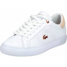 Lacoste Sneaker Weiß Flacher Absatz für Damen