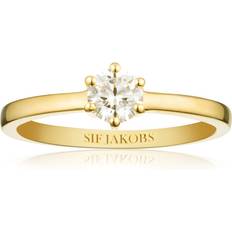 Transparent Ringar Sif Jakobs Ring Ellera Uno Pianura Grande