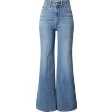 Levi's Ribcage Bell High Rise Flare Jeans - Mid Blue