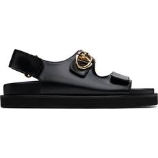 Valentino Garavani Pantoffeln & Hausschuhe Valentino Garavani Black VLogo Flat Sandals