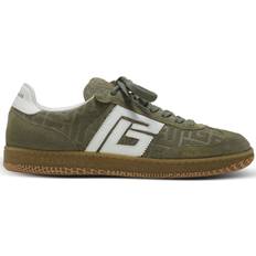 Balmain Women Trainers Balmain Swan suede sneakers women Calf Leather/Calf Leather/Rubber Green