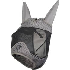 LeMieux Barelle e Accessori LeMieux Halbe Fliegenmaske für Pferde Gladiator Gris