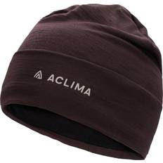 Skidor - Svarta Mössor Aclima WoolNet Light Beanie Chocolate Plum