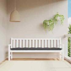 VidaXL Utesoffor & Bänkar Utemöbler vidaXL Bänkdyna för Trädgården Antracit 200x50x7 cm Oxfordtyg Trädgårdsbänk