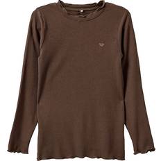 Leopard Bluser & Tunikaer Børnetøj Sofie Schnoor Chocolate Brown Bluse